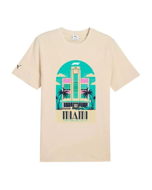 メンズ PUMA X Formula 1 Miami Tシャツ Blue