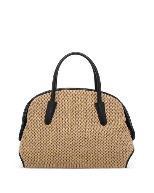Coccinelle Natural Tylde Woven Tote Bag