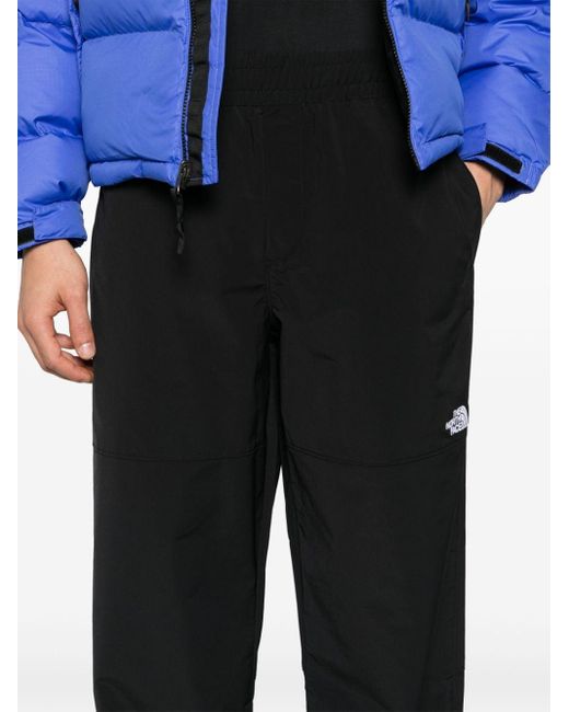 The North Face Black Easy Wind Tapered Trousers for men