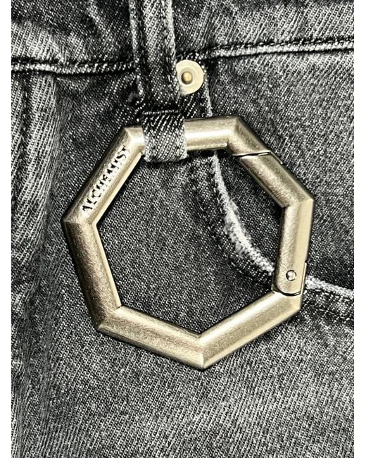 Alchemist Blue Studded Bell-Bottom Jeans for men