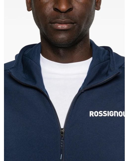 Rossignol Blue Logo Full-Zip Hoodie for men