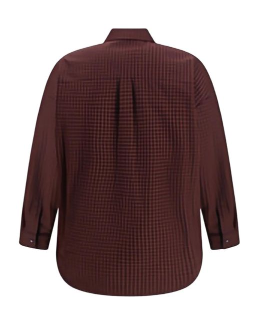 Gucci Purple Check-Pattern Cotton Overshirt for men
