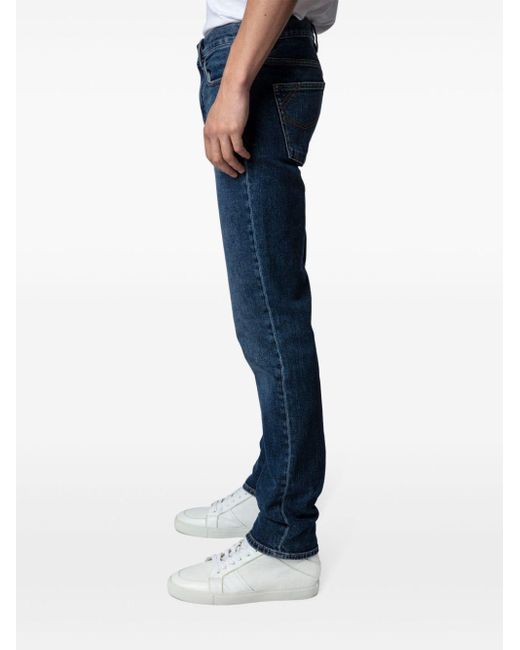 Zadig & Voltaire Skinny Jeans in het Blue voor heren