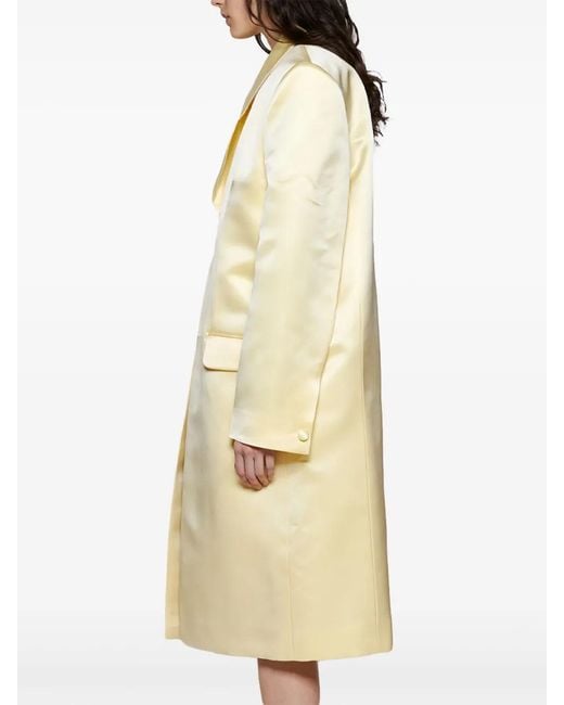 Givenchy Natural Silk-Satin Coat