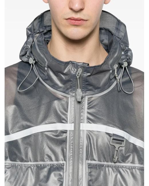 RC Outdoor Supply Gray Owens Shell Hooded Jacket for men