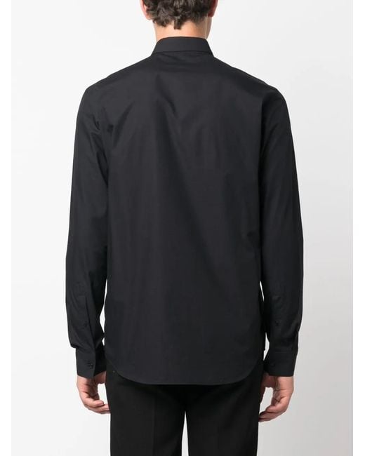 Philipp Plein Black Sugar Daddy Cut Ls Shirt for men