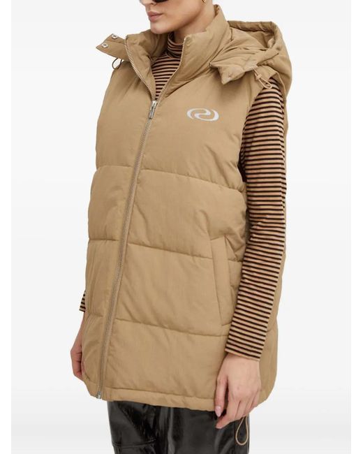Résumé Natural Logo-Print Gilet