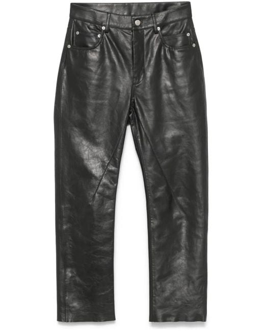 Rick Owens Gray Detroit Cut Trousers