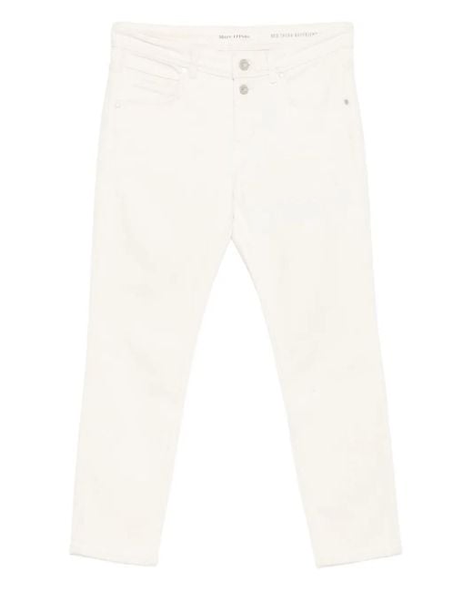 Marc O' Polo White Two-Button Trousers