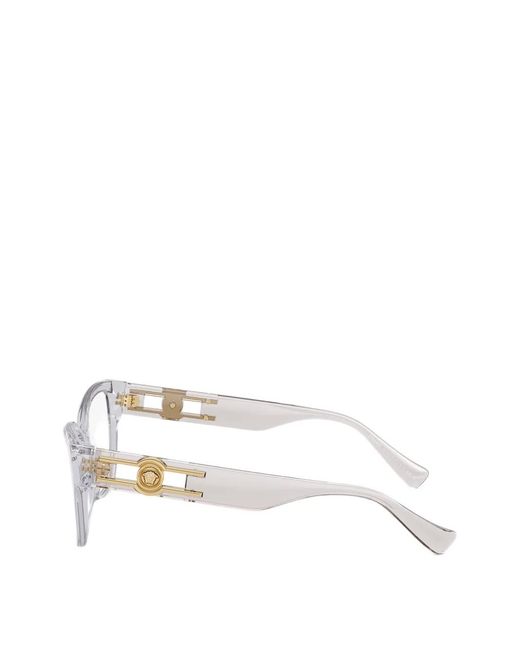 Versace White Medallion Glasses