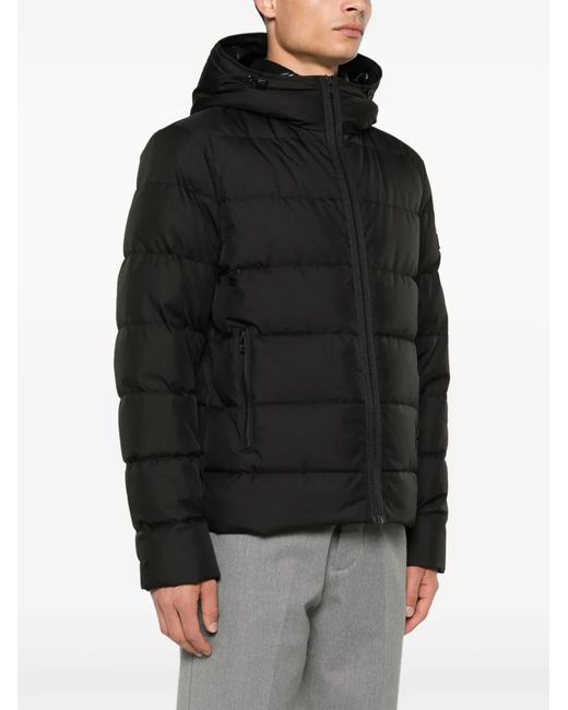 Fay Black Double-Front Jacket for men