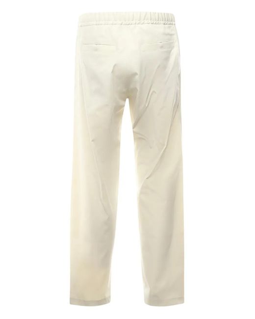 Herno Natural Elastic-Waist Side-Pocket Trousers for men