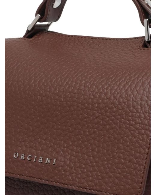 Orciani Small Sveva Tote Bag Brown