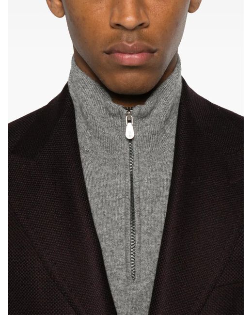 メンズ Tagliatore シングルジャケット Black