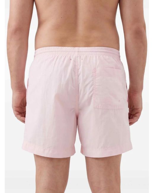 Woolrich Pink Drawstring Swim Shorts for men