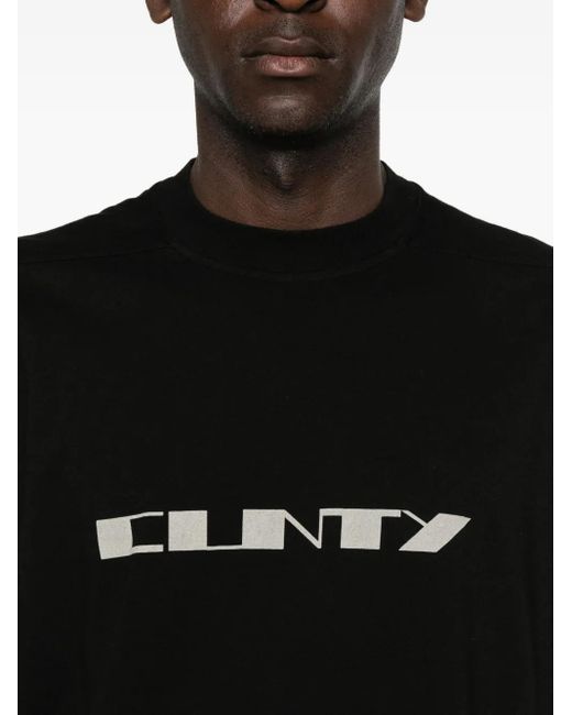 メンズ Rick Owens グラフィック タンクトップ Black