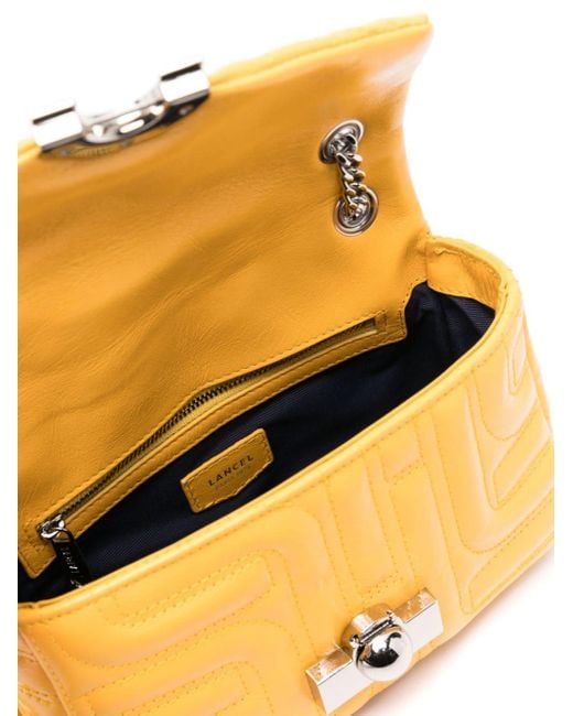 Lancel Yellow Small Midi-minuit De Flap Bag