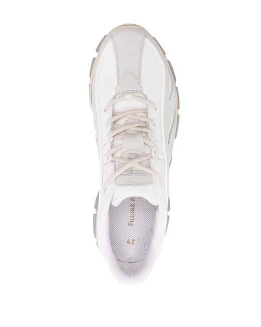 Filling Pieces White Low-Top Sneakers for men