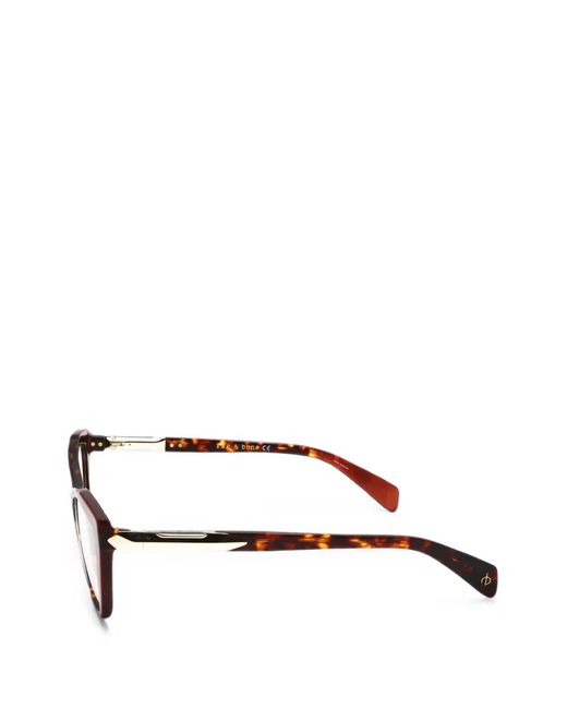 Rag & Bone Brown Tortoiseshell-Effect Cat-Eye Glasses