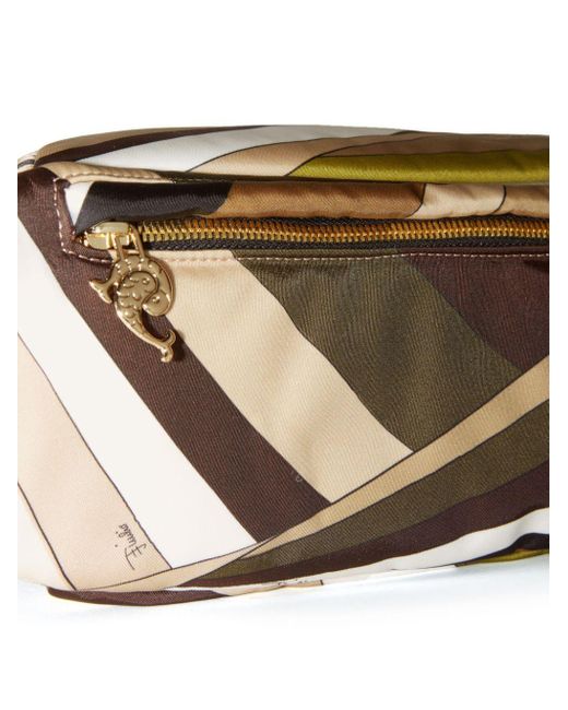 Emilio Pucci Brown Yummy Iride-print Belt Bag