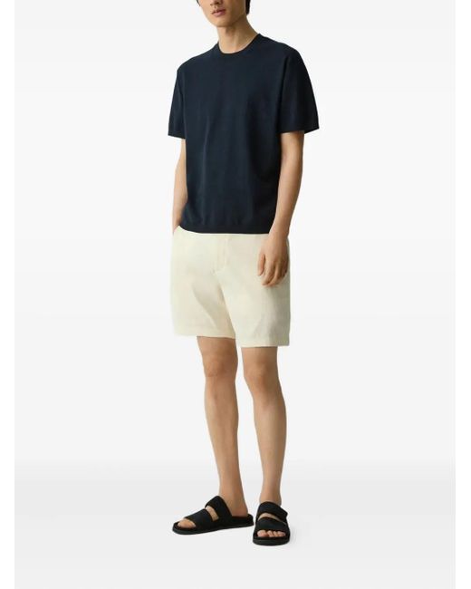 Theory Blue Crew-Neck T-Shirt for men