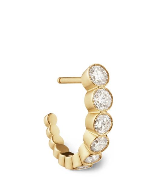 Sophie Bille Brahe Metallic Boucle Diamond Earring