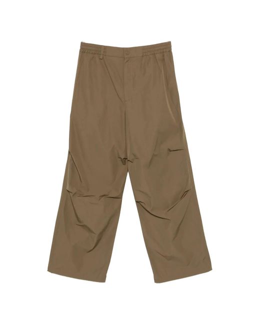A.P.C. White Elasticated Trousers for men