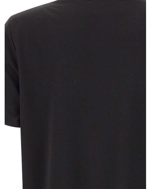 Kaos Black Crew-Neck T-Shirt