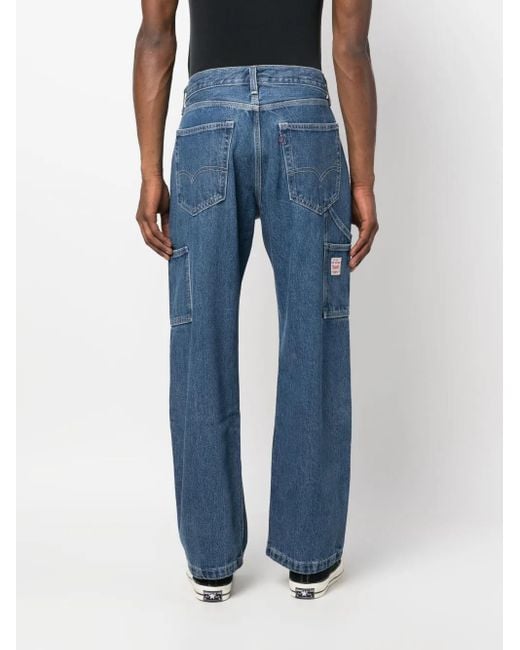 Levi's Blue Wide Leg Trousers for men