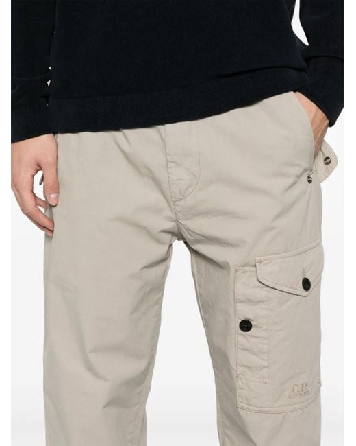C P Company Natural Cargo Trousers for men