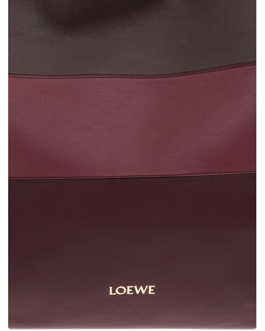X Albers Borsa Tote Xl Flamenco Con Nodo di Loewe in Purple