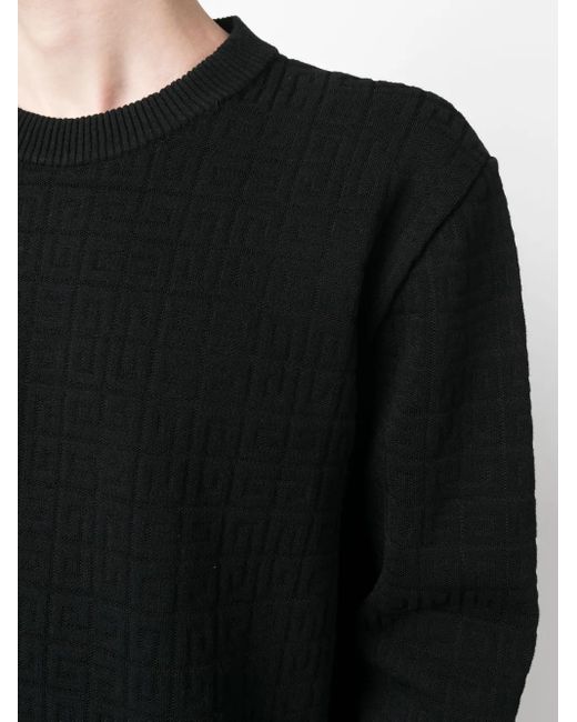 Sudadera En Jacquard Givenchy de hombre de color Black