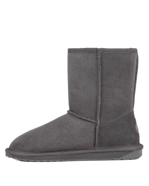 EMU Gray Stiefel aus Wildleder