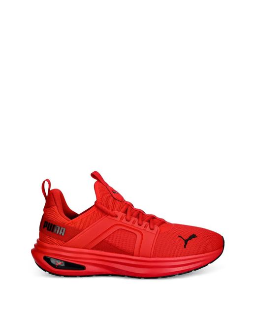 PUMA Red Softstride Enzo 6 Panelled Sneakers for men