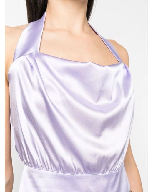 Pinko Purple Top Aus Seide