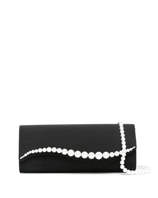 Clutch Con Perle di Mach & Mach in Black