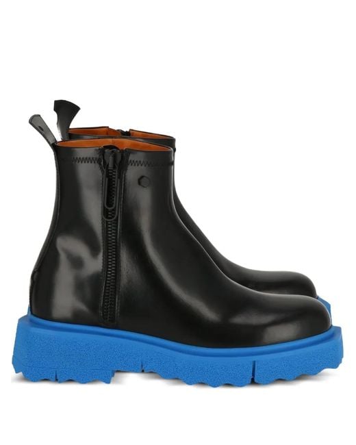 Off-White c/o Virgil Abloh Black Zip-Fastening Boots for men