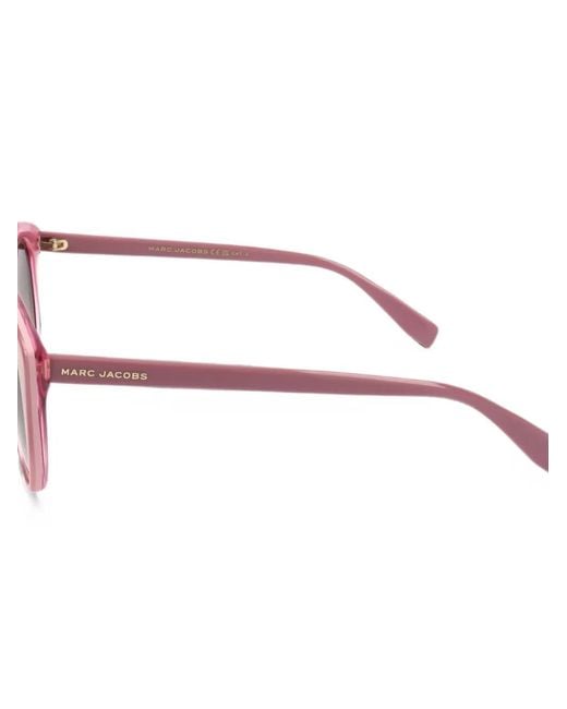 Marc Jacobs Pink Logo-Plaque Sunglasses
