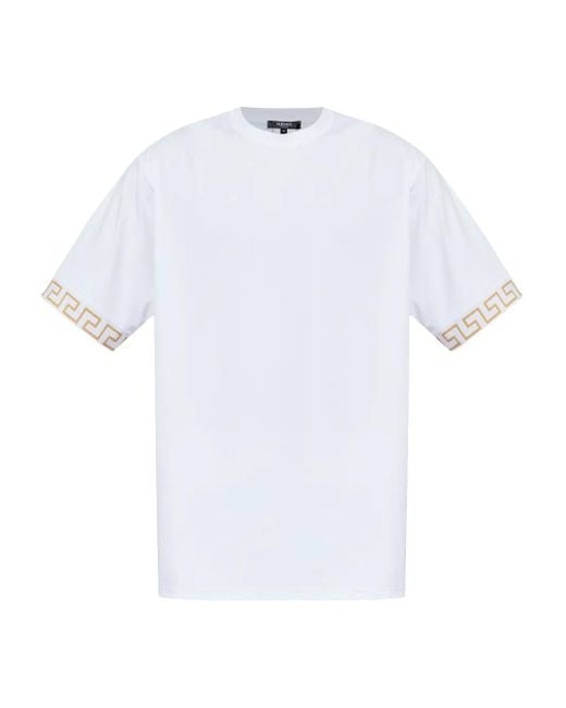 Versace Greca T-Shirt – in White für Herren