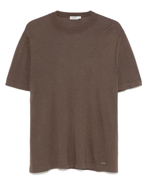 Jonathan Simkhai Brown Ribbed T-Shirt for men