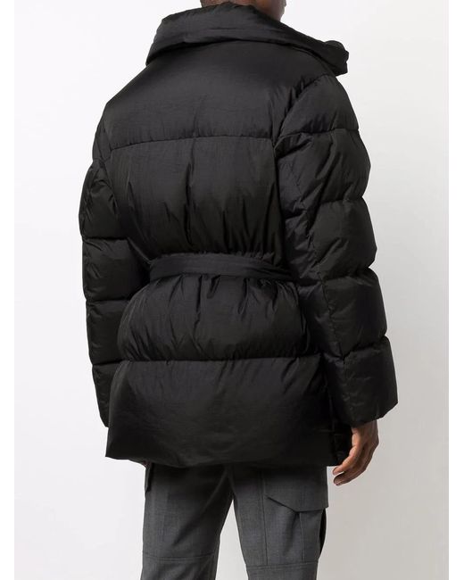 Off-White c/o Virgil Abloh Black Logo Detail Puffer Jacket for men