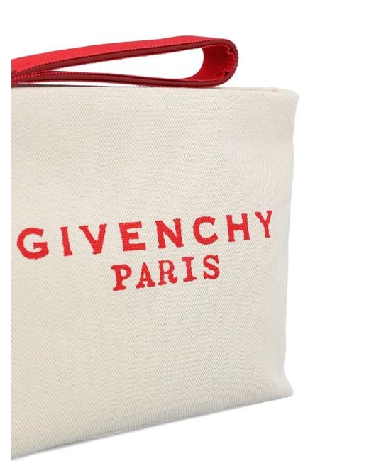 Givenchy Clutch Met Logoprint in het Pink