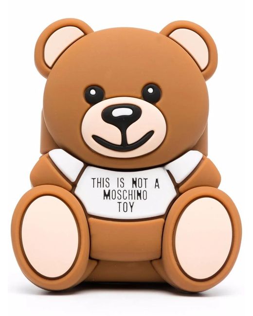 Moschino Brown Teddy Bear Airpods Case