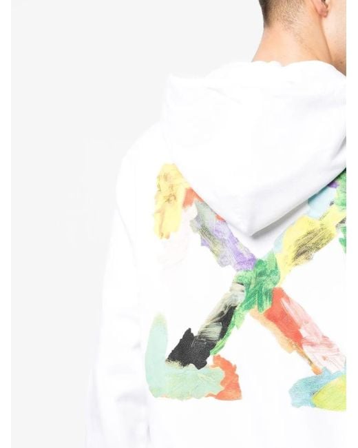 Off-White c/o Virgil Abloh White Arrows Long-sleeve Hoodie for men