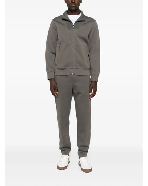 Emporio Armani Gray Sweatpants for men