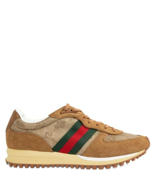Gucci Brown Re-Motion Sneaker, Nylon for men