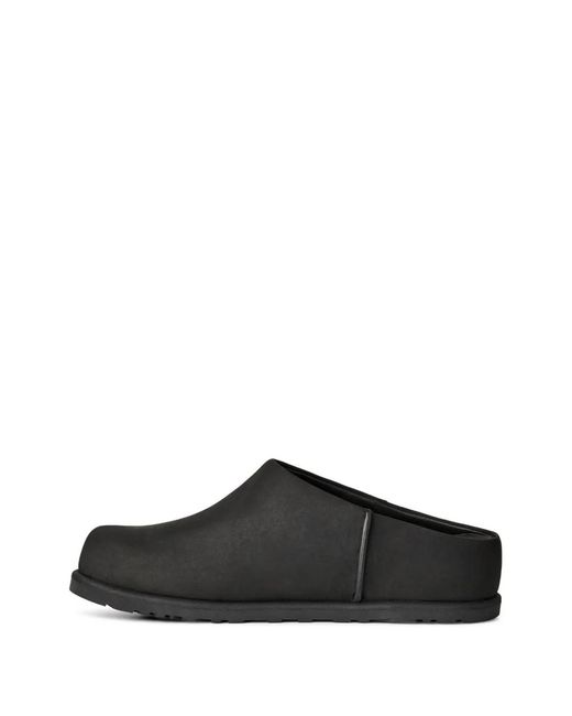 Ugg Black Otzo Leather Clogs