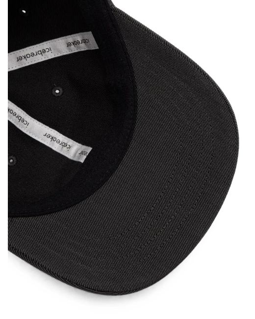Icebreaker Black Logo-Embroidered Baseball Cap
