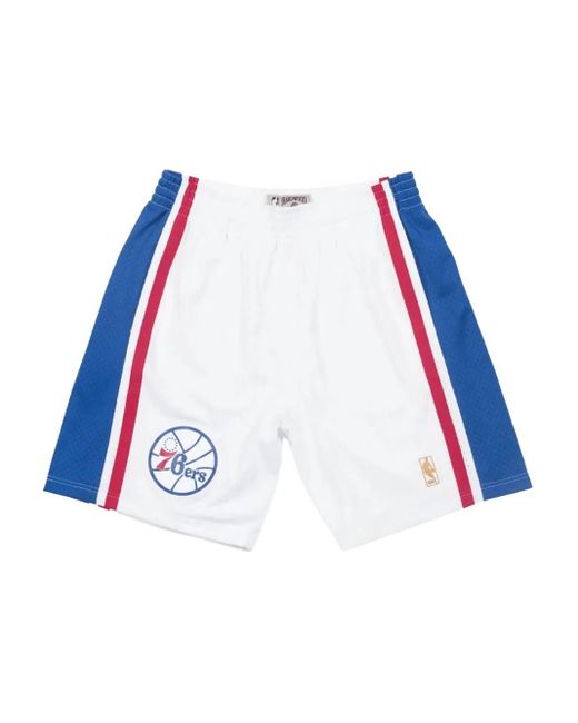 Mitchell & Ness Nba Philadelphia 76Ers Home 1996/97 Swingman Shorts in het White voor heren