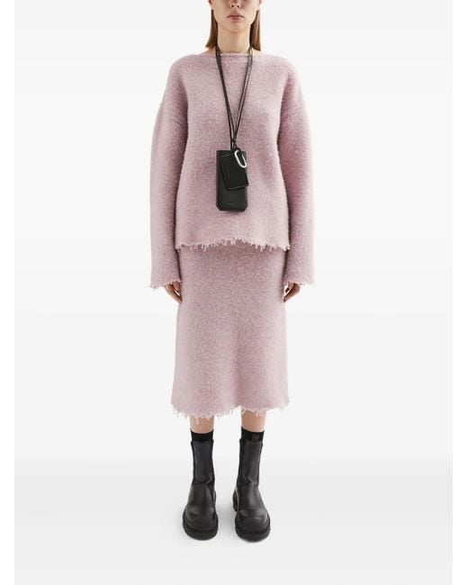 Jil Sander Pink Wool Sweater